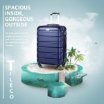 Coolife Luggage 3 Piece Set Suitcase Spinner Hardshell Lightweight TSA Lock 4 Piece Set - Image 2